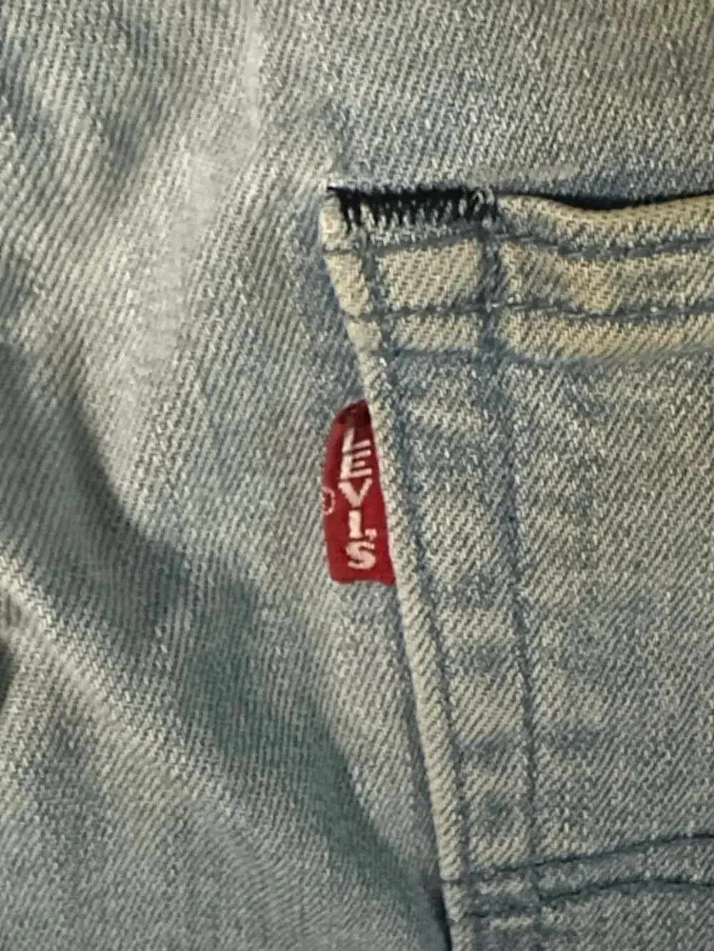 Levi's Premium 512 Slim Taper Light Wash Distressed Jeans Size W32 L34